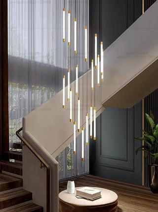 Orion Drift Staircase Pendant Stylish Modern  Art Deco Inspired Illumination