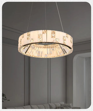 Edora  Spanish Marble Chandelier Modern  Ultra Slim LED Panel Lighting