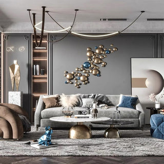 Modern Nordic Belt Chandelier Modern  Opulent Multi-Tier Crystal Chandelier