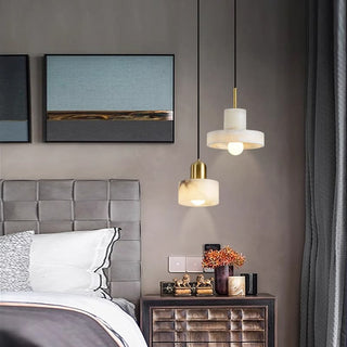 Nuvira Cloud Stone Pendant Modern  Contemporary Crystal Statement Fixture