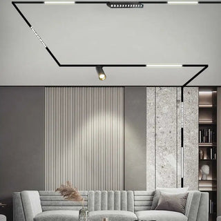 Zynella Track Bright Spotlights Refined Modern  Ultra Slim LED Panel Lighting