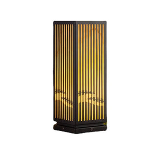 Mason Modern Outdoor Pillar Light Modern  Contemporary Crystal Statement Fixture