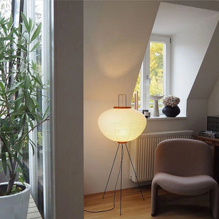 Luna Tripod Floor Lamp Modern  Contemporary Crystal Statement Fixture