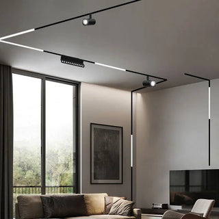 Zynella Track Bright Spotlights Refined Modern  Ultra Slim LED Panel Lighting