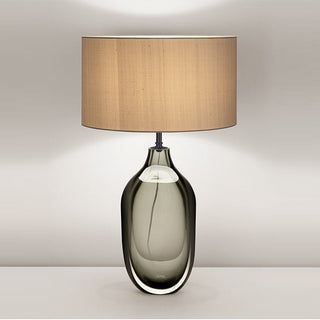 Eclipse Glass Table Lamp Modern  Luxury Gold Frame Light Fitting