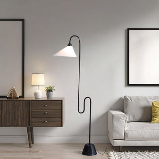 Minimalist Malti Floor Lamp Modern  Sculptural Spiral LED Fixture