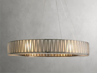 Jinnah Round Chandelier Modern  Elegant Teardrop LED Pendant
