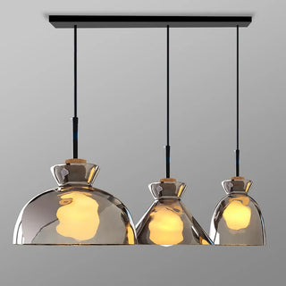 Nimbus Glass Pendant Light Modern  Luxury Gold Frame Light Fitting