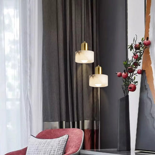 Nuvira Cloud Stone Pendant Modern  Contemporary Crystal Statement Fixture