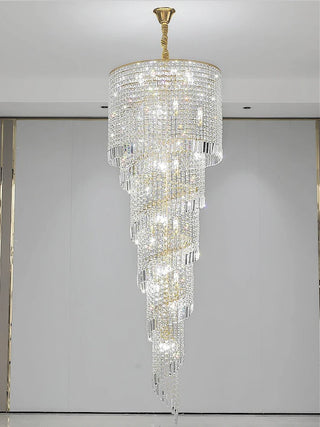 Glasgow Staircase Chandelier Modern  Art Deco Inspired Illumination