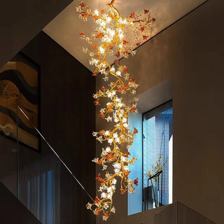 Willow Crystal Branch Chandelier Chic Modern  Vintage Brass Accent Lighting