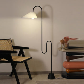 Minimalist Malti Floor Lamp Modern  Sculptural Spiral LED Fixture