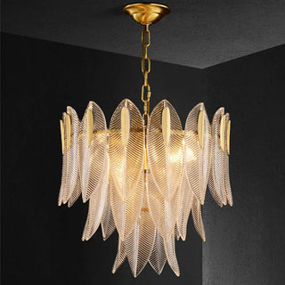 VIOLETTA Glass Chandeliers Stylish Modern  Bohemian Rattan Woven Pendant