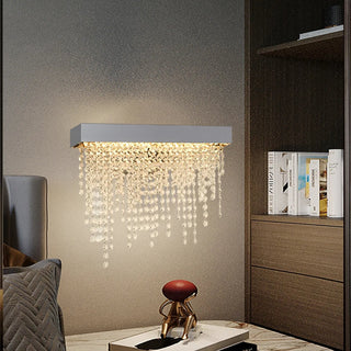 Ashton Crystal Wall Sconce Modern  Luxury Marble Base Table Lamp
