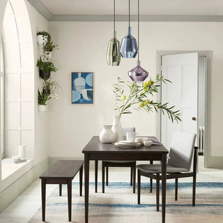 Debby Stained Glass Pendants Modern  Vintage Brass Accent Lighting
