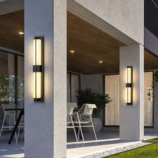 Brighton Marble Outdoor Wall Lamp Modern  Luxury Gold Frame Light Fitting