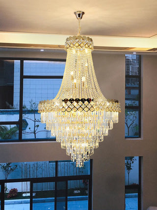 Finix Modern Crystal Chandelier Modern  Minimalist Round Flush Mount