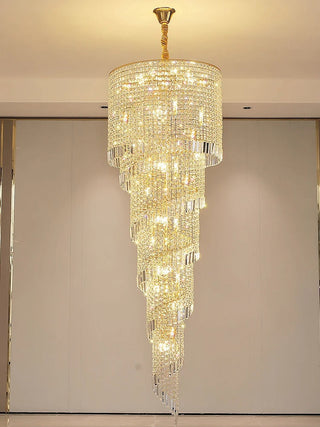 Glasgow Staircase Chandelier Modern  Art Deco Inspired Illumination