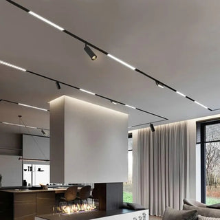 Zynella Track Bright Spotlights Refined Modern  Ultra Slim LED Panel Lighting