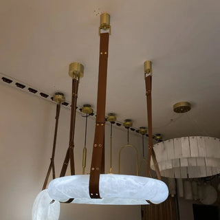 Wexford  Marble Ring Chandelier Premium Modern  Ultra Slim LED Panel Lighting