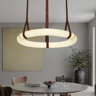 Wexford  Marble Ring Chandelier Premium Modern  Ultra Slim LED Panel Lighting