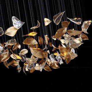 Nature’s Whisper Hanging Light Modern  Elegant Teardrop LED Pendant