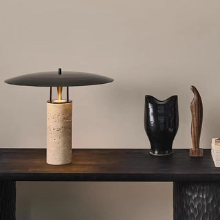 Luna Stone Table Lamp Modern Geometric Design Lamp