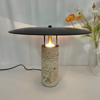 Luna Stone Table Lamp Modern Geometric Design Lamp