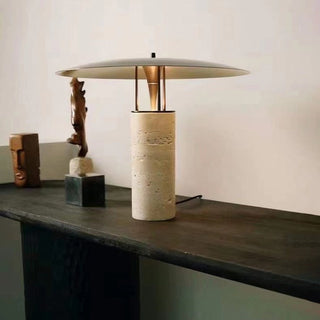 Luna Stone Table Lamp Modern Geometric Design Lamp