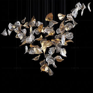 Nature’s Whisper Hanging Light Modern  Elegant Teardrop LED Pendant