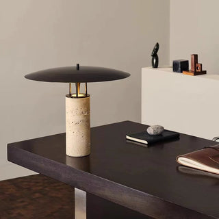 Luna Stone Table Lamp Modern Geometric Design Lamp