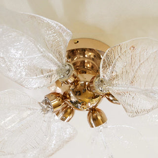 October Leaves  Ceiling Light Stylish Modern  Contemporary Crystal Statement Fixture