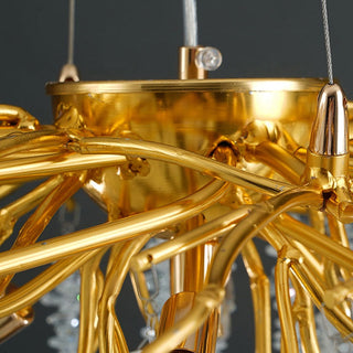 Zynella Tree Branch Crystal Chandelier Classic Modern  Chic Glass Globe Pendant