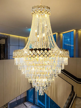 Finix Modern Crystal Chandelier Modern  Minimalist Round Flush Mount