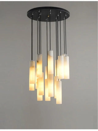 ELIT Marble Pendant Light Modern  Ornate Antique Finish Fixture