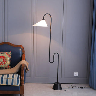Minimalist Malti Floor Lamp Modern  Sculptural Spiral LED Fixture