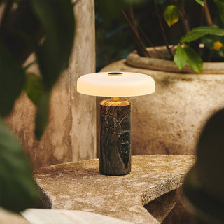 Aurora Marble Table Lamp Modern  Classic Drum Shade Ceiling Light