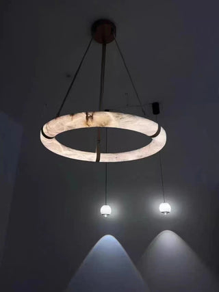 Wexford  Marble Ring Chandelier Premium Modern  Ultra Slim LED Panel Lighting