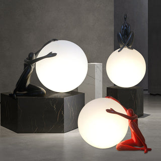 Elysian Embrace Sculpture Lamp Modern  Timeless Lantern Style Wall Lamp