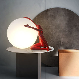 Elysian Embrace Sculpture Lamp Modern  Timeless Lantern Style Wall Lamp
