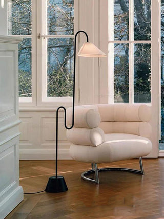Minimalist Malti Floor Lamp Modern  Sculptural Spiral LED Fixture