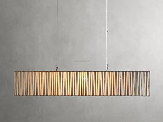 Jinnah Rectangular Chandelier Modern  Luxury Marble Base Table Lamp