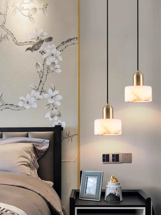 Nuvira Cloud Stone Pendant Modern  Contemporary Crystal Statement Fixture