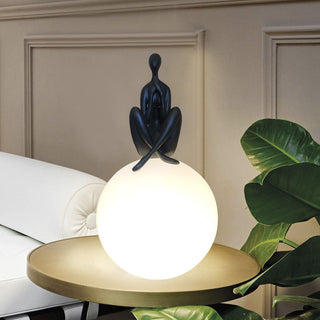 Elysian Embrace Sculpture Lamp Modern  Timeless Lantern Style Wall Lamp