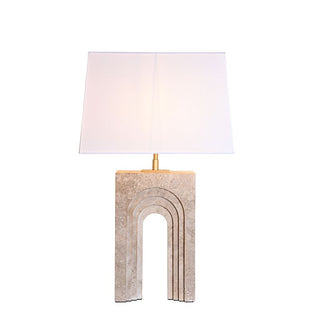 Arco Luxe Table Lamp Modern  Luxury Marble Base Table Lamp