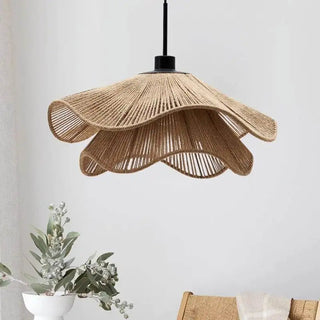 Lara woven pendant Modern  Opulent Multi-Tier Crystal Chandelier