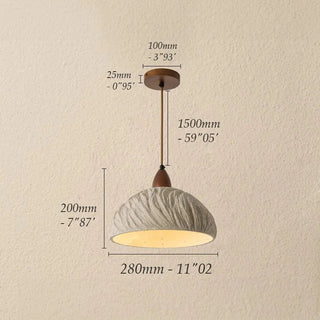 Boreal Wabi-Sabi Pendant Modern  Timeless Lantern Style Wall Lamp