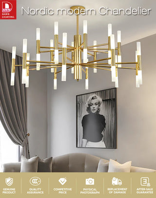 Starlight Matrix Chandeliers Premium Modern  Classic Drum Shade Ceiling Light