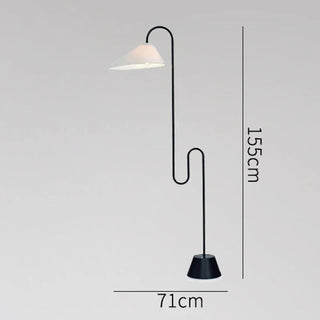 Minimalist Malti Floor Lamp Modern  Sculptural Spiral LED Fixture