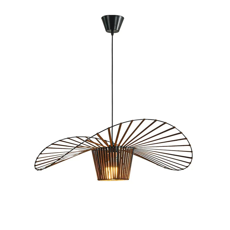 Zynella Straw Arc Chandelier